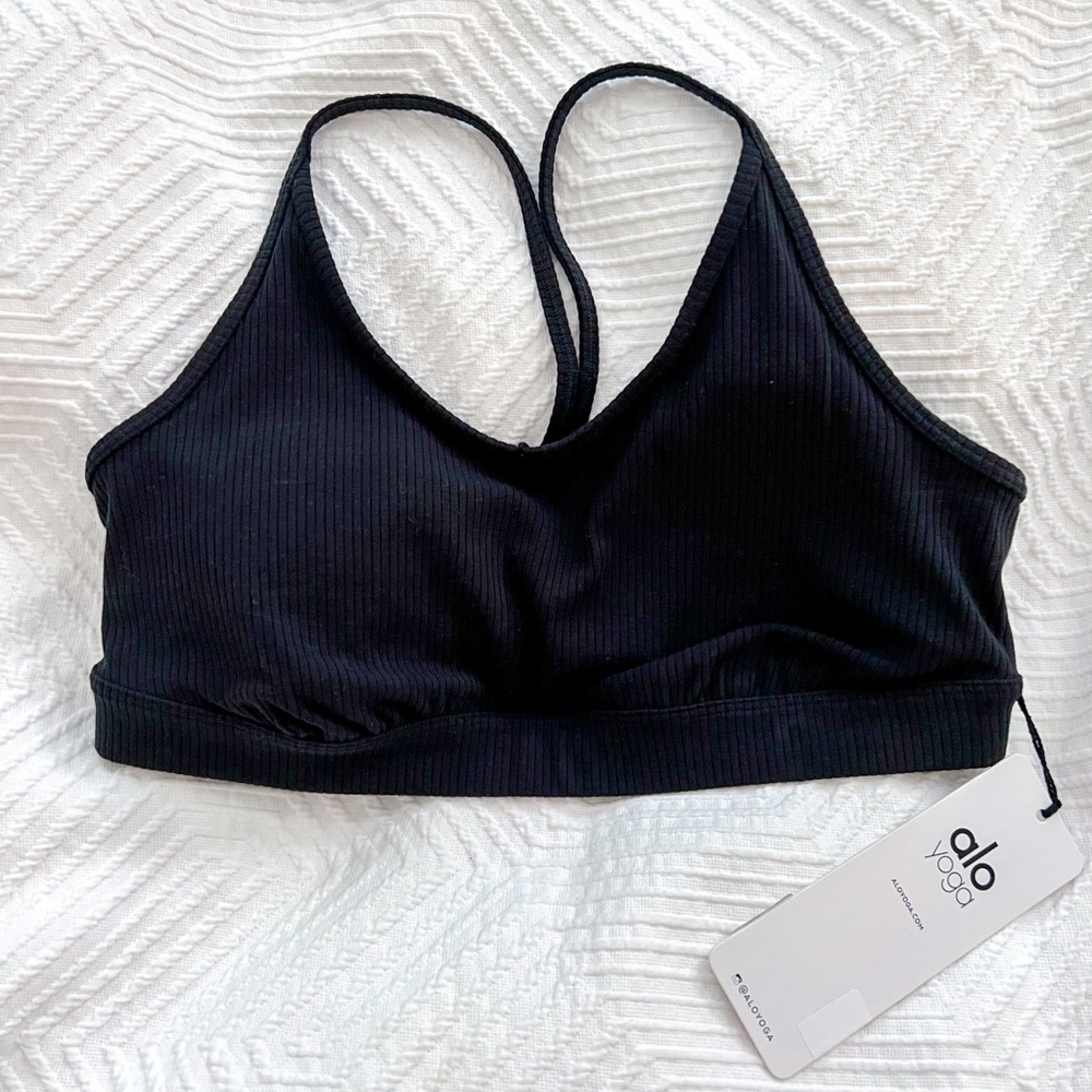 Alo Yoga Ribbed Sports Bra